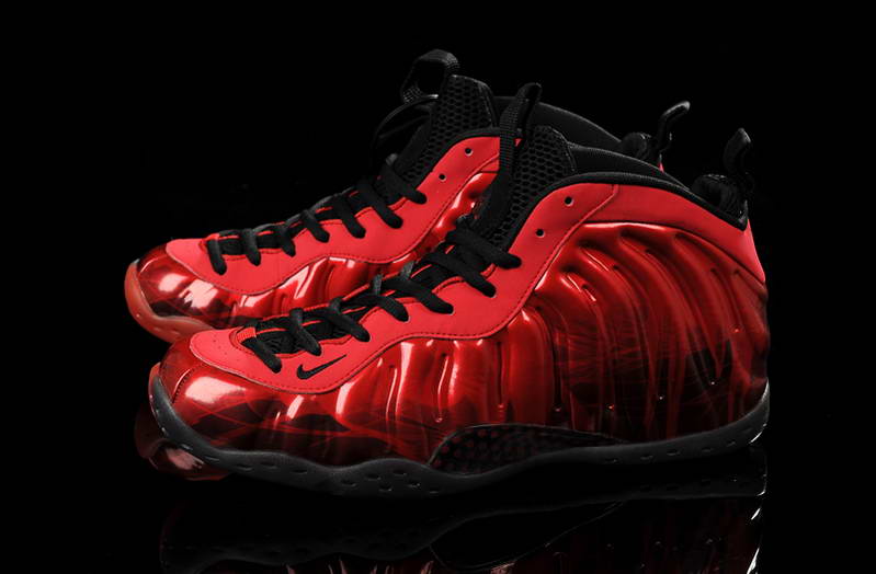 Nike Air Foamposite Hommes Chaussures Rouge